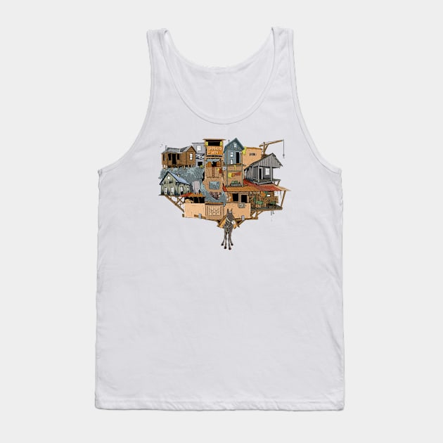 Mobile Home Tank Top by Brainfrz